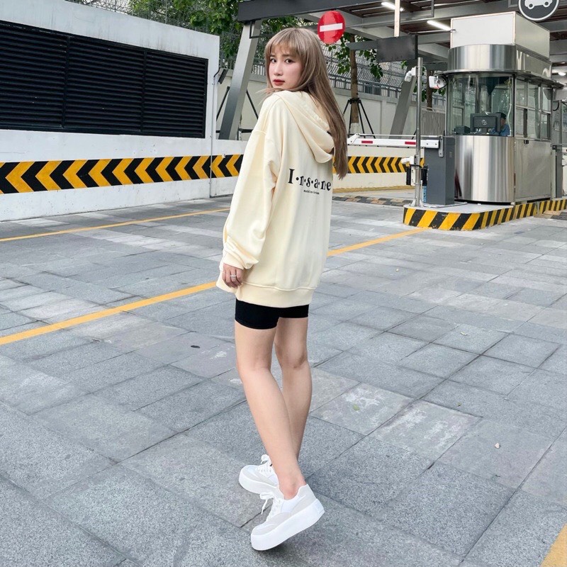 Áo Khoác Hoodie Zip INSANE Form Unisex Nam Nữ Phong Cách Hàn Quốc