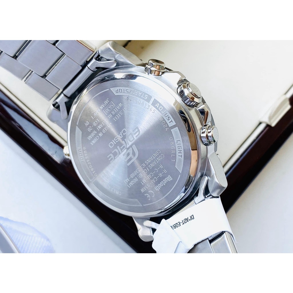 Đồng hồ nam Casio Edifice ECB-20DB Siêu menly cá tính kết hợp Bluetooth thế hệ mới