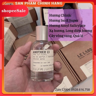 [ hot sale ] [CHÍNH HÃNG] Nước Hoa Nam Nữ Le Labo Another 13 Hàng Full Box 100% Cực Thơm