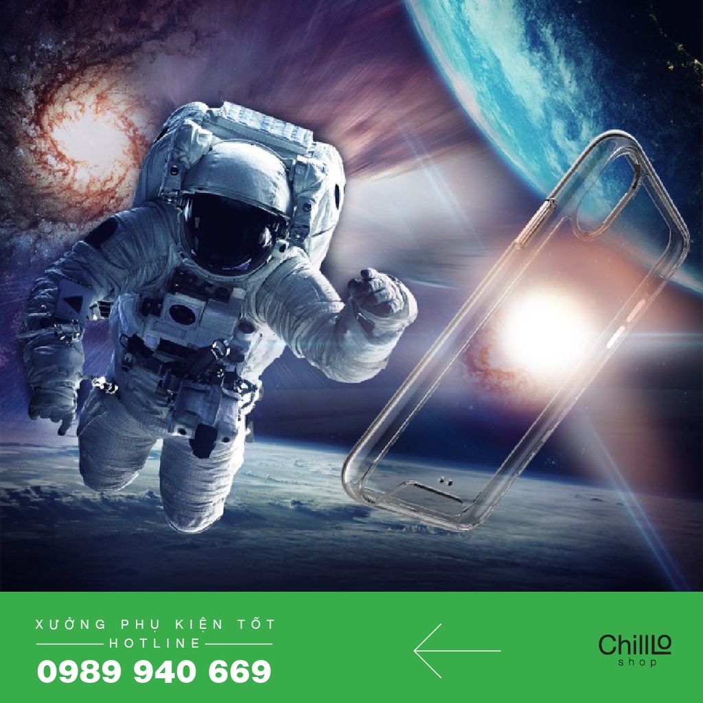 Ốp iPhone - Ốp Lưng Trong Suốt Chính Hãng Space Collection - Đặc Biệt Chống Ố Vàng, Chống Sốc Va Đập, Xước Cho iPhone