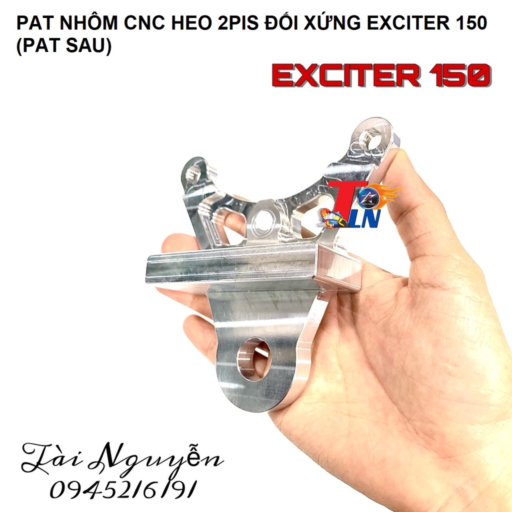 PAT NHÔM HEO 2PIS ĐỐI XƯNG 2PIS ĐĨA SAU ZIN EX150/WINNER