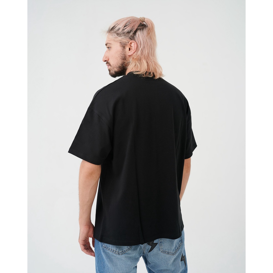 Áo Thun oversized DreamZ SIGNATURE LOGO - BLACK