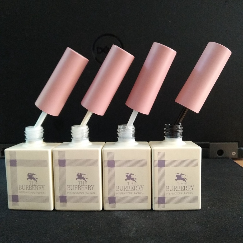 Sơn gel burberry chai 15ml Trắng sữa Đen, Trắng, Nước gạo làm đẹp nail mi spa phun thời trang nữ shop hoangnamnail