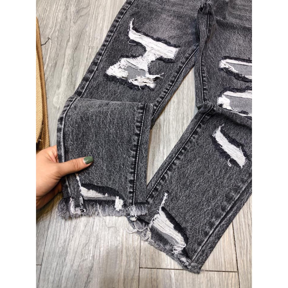 Quần jeans nữ rách khói mã 57 (kèm ảnh thật,video)