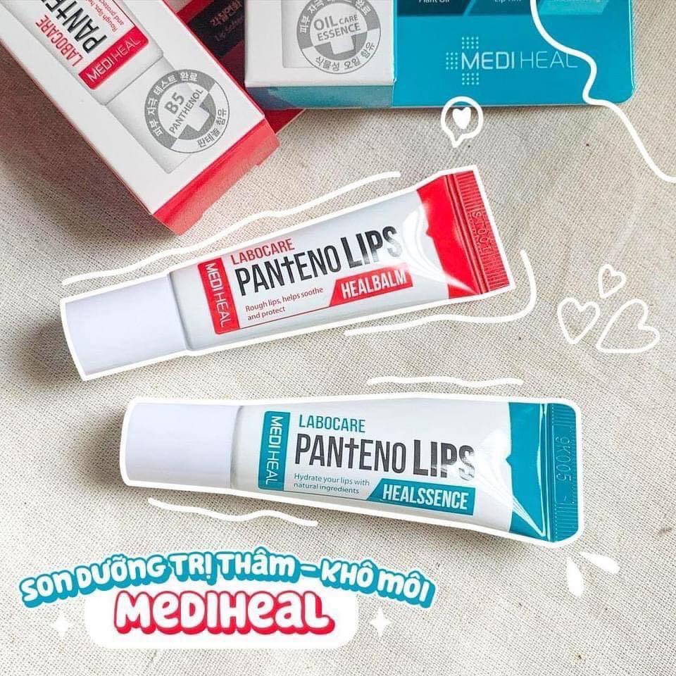 Combo 2 Son Dưỡng Ngừa Thâm - Nứt - Làm Hồng Môi Labocare Panteno Lips 2x10g (#Healbalm #Healssence) (Son Xanh + Son Đỏ)