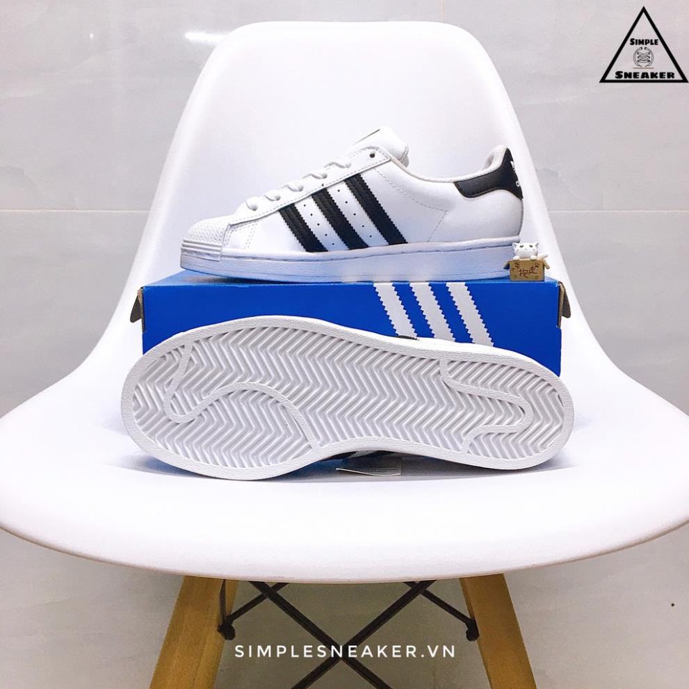 [Hạ Giá] Giày Adidas Chính Hãng 🔴FREESHIP🔴 Adidas Super Star Mũi Sò - Giày Adidas Superstar Tem Vàng Chuẩn Auth