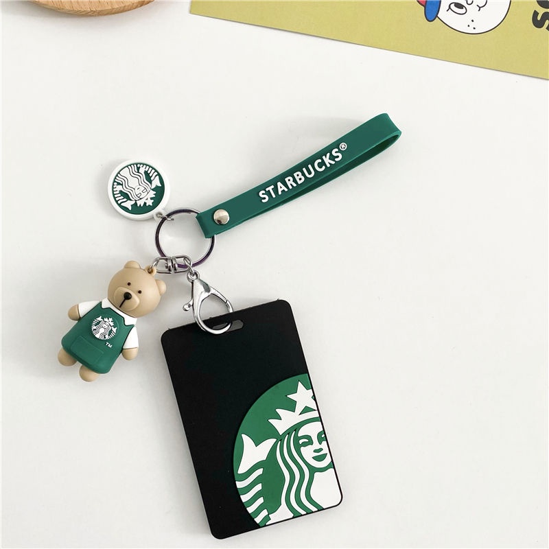 Bao Đựng Thẻ Tên Starbucks Bằng Silicon Tiện Dụng