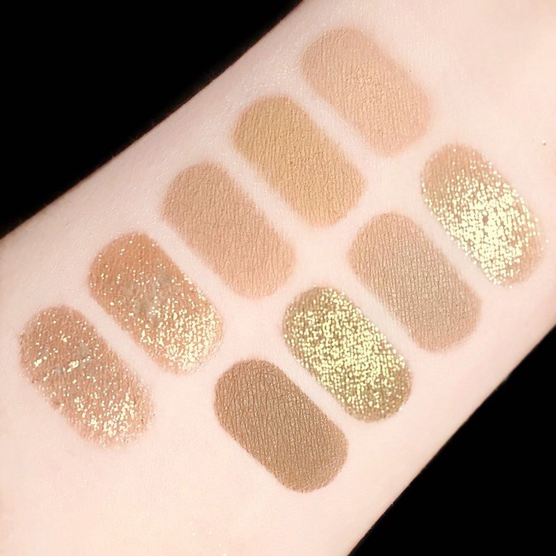 Bảng mắt 9 ô XIYUAN tone nâu vỏ da  (có sẵn giao nhanh) | BigBuy360 - bigbuy360.vn