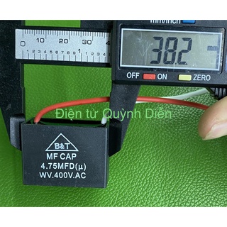 Tụ quạt - Tụ đề - KAPA đề B&T 4.75uf/400v