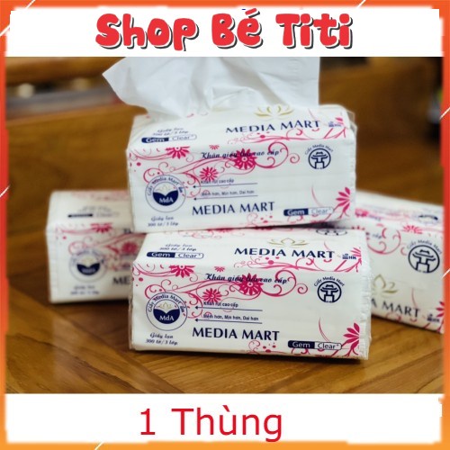 [Thùng 40 gói ]Khăn Giấy rút lụa 1 bịch 200gr - Giấy Rút 3 Lớp  300 Tờ [Giá sỉ ]