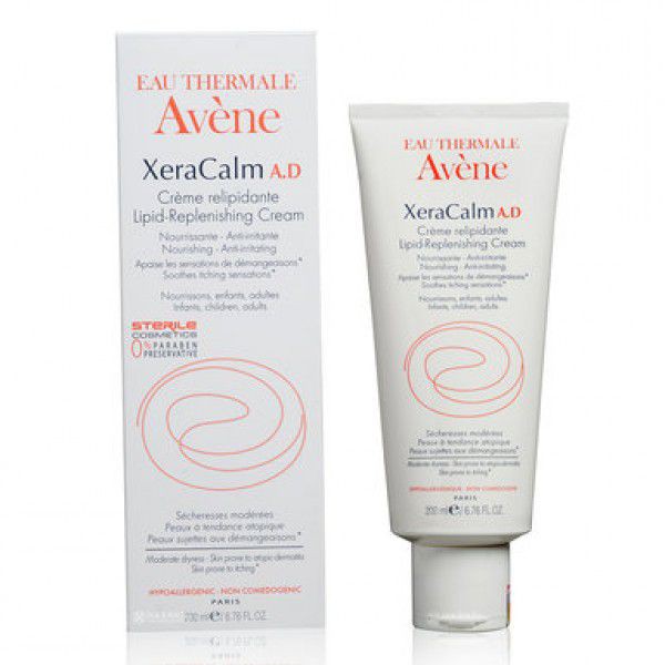 (Hàng công ty) KEM DƯỠNG DA LÀM DỊU CƠN NGỨA TỨC THỜI XERACALM AD LIPID-REPLENISHING CREAM 200ML