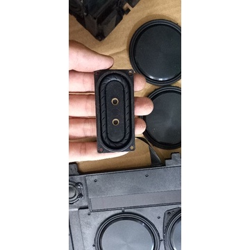 3 cái Cộng hưởng Denon tròn 8cm hoặc 7.3x3cm nặng có sắt ở màng Hàng rã máy. Giá 3 cái