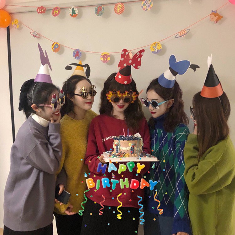 Mũ Sinh Nhật Hình Chuột Mickey/Minnie/Vịt Donald Trang Trí Tiệc Sinh Nhật Cho Bé