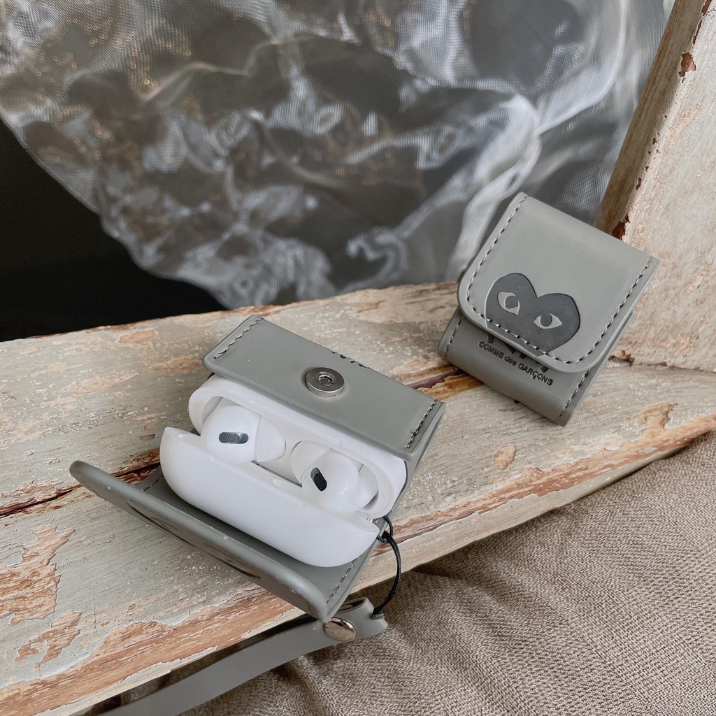 Vỏ Bảo Vệ Hộp Sạc Tai Nghe AirPods3 ADER Clein 2021 Bằng Da Màu Xanh Dương Thời Trang Ốp