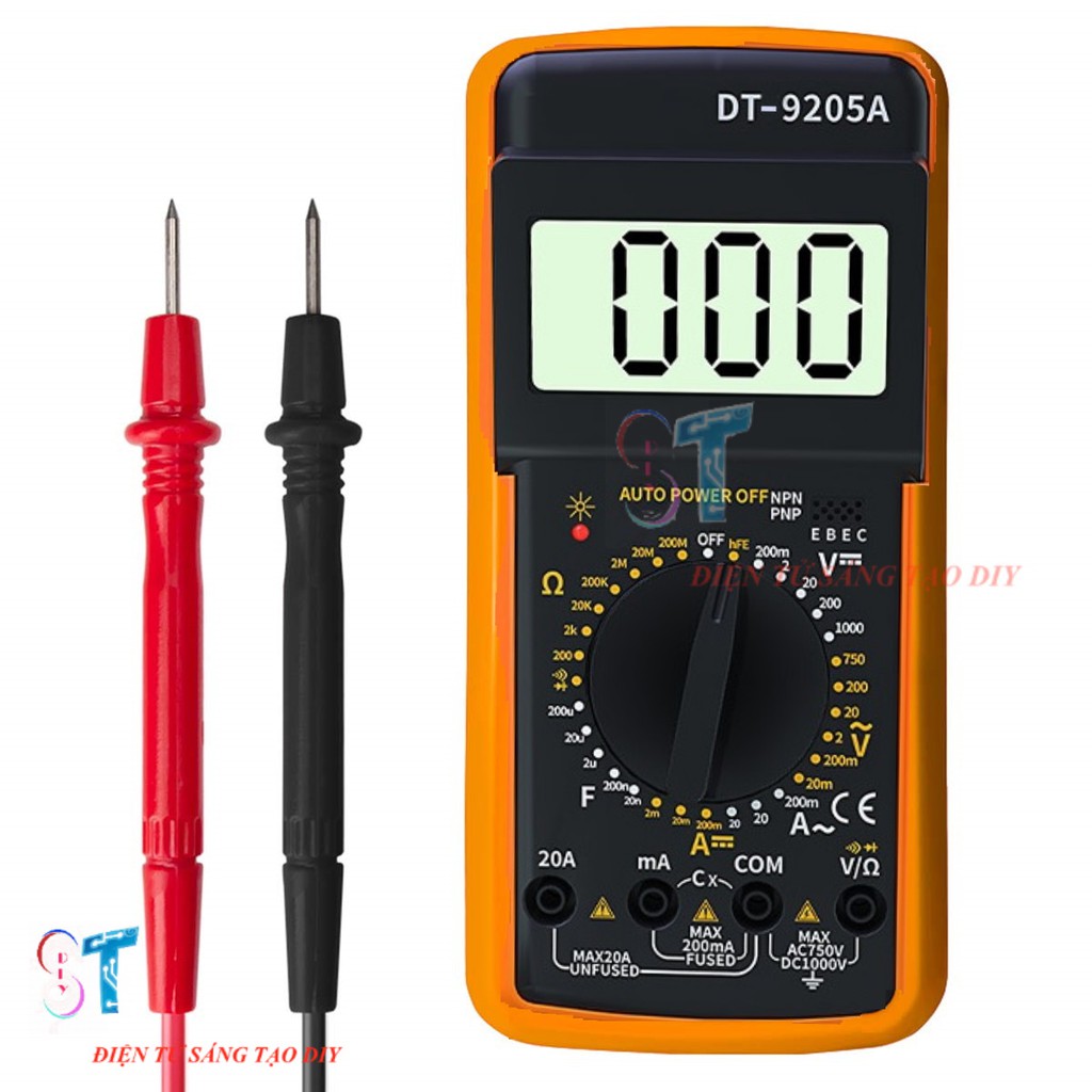 Đồng Hồ Đo Vạn Năng Excel DT-9205A