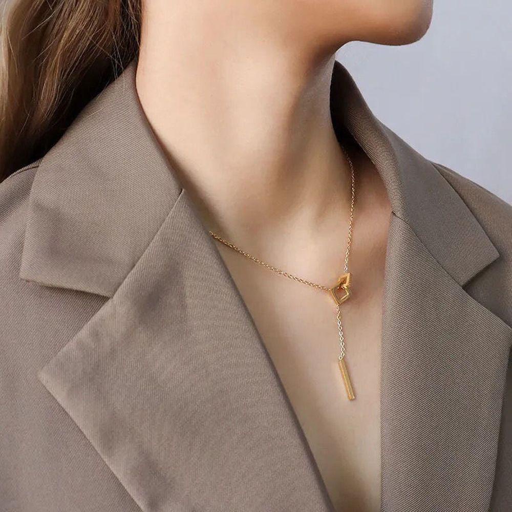 Vòng Cổ Dây Xích Cổ Điển Cho Nữ