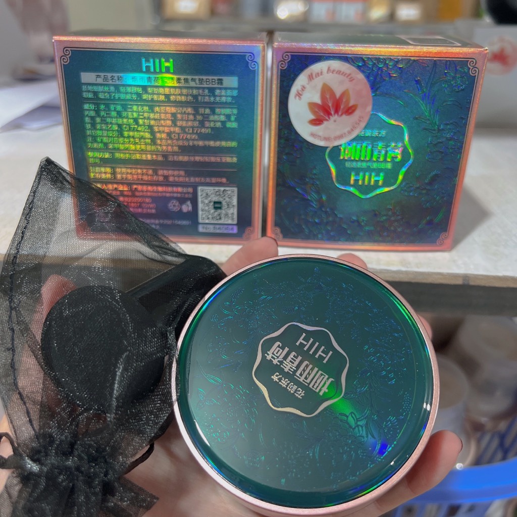 Phấn tươi HIH kèm bông phấn