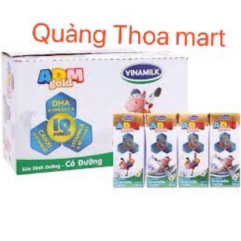 [ HSD T7 2021] 1 thùng Sữa Tươi tiệt trùng ADM của Vinamilk hộp 110ml