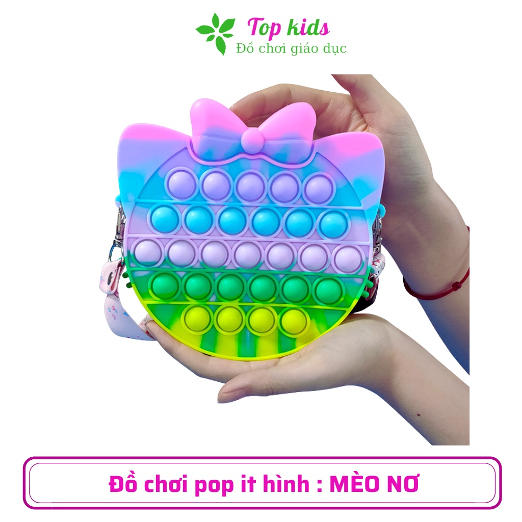 Pop it mini giá rẻ trò chơi bóp ít ấn bong bóng giảm stress giảm căng thẳng trẻ em - TOPKIDS