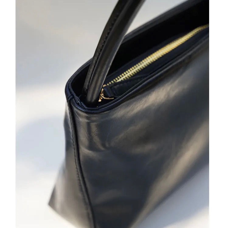 Túi Xách Đeo Vai Da Sáp Dầu Dáng Vuông Nhỏ Kiểu Retro Thời Trang Cho Bà Mới