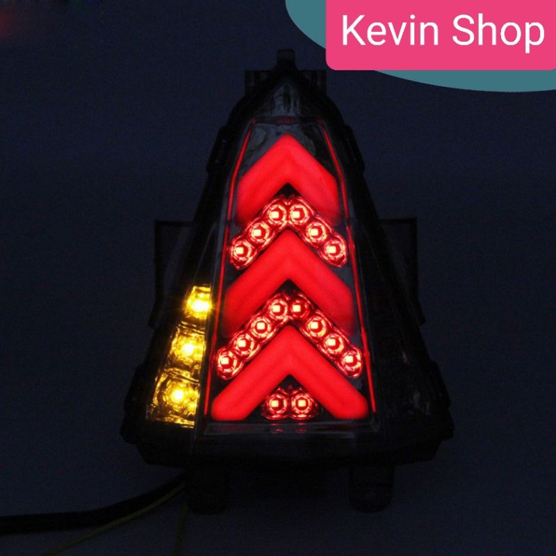 Đèn hậu r15v2, Đèn Hậu R15 V2 , Đèn Hậu Led Tích Hợp Xi Nhan R15v2 R15 v1 R15 old