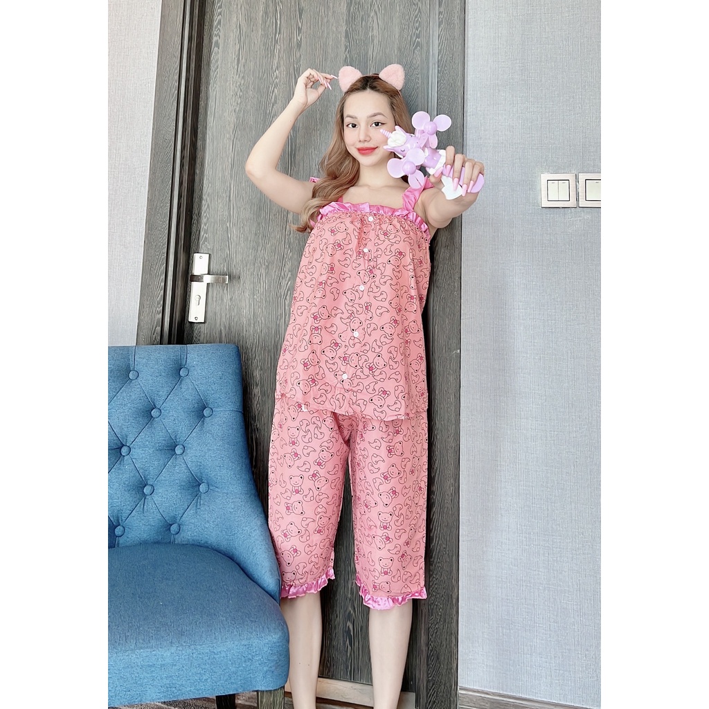 Set bộ lửng kate thái vai nhún bèo