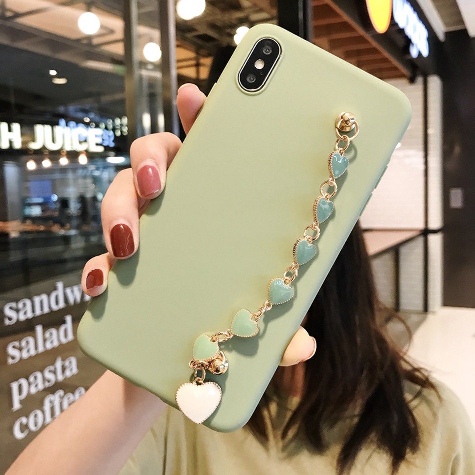 Ốp Điện Thoại Silicon Mềm Có Dây Đeo Tay Cho Samsung Galaxy A14 A04 A13 A23 A53 A73 A33 S22 S23 S21