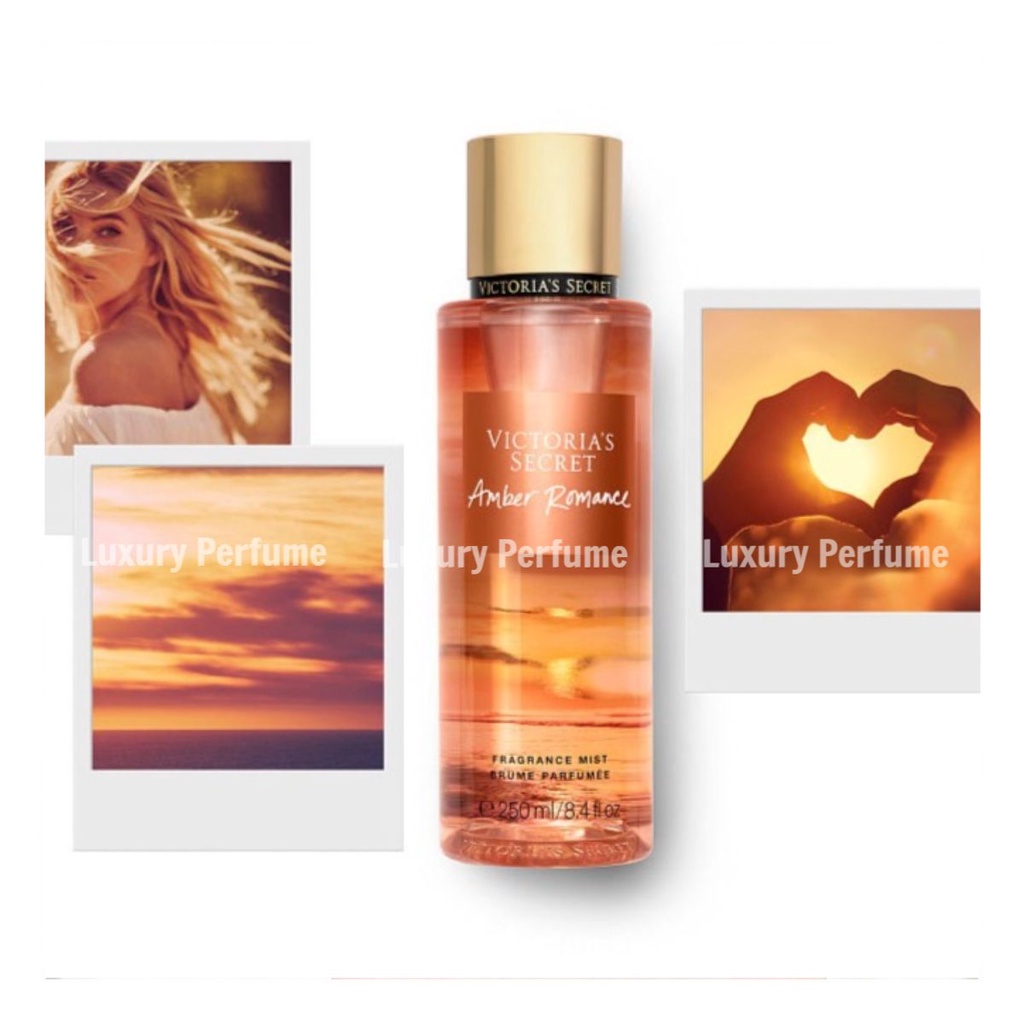 Xịt Dưỡng Thể Body Mist Victoria’S Secret "Amber Romance Collection (50ml/100m/250ml) - 𝑳𝑼𝑿𝑼𝑹𝒀 𝑷𝑬𝑹𝑭𝑼𝑴𝑬 Ⓡ -
