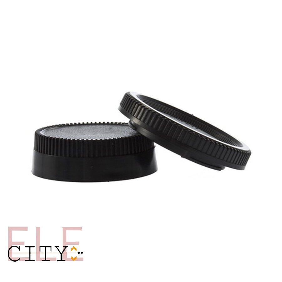 111ele} 58*22mm Body Cap + Rear Lens Cover Plastic Body for All Nikon DSLR Camera