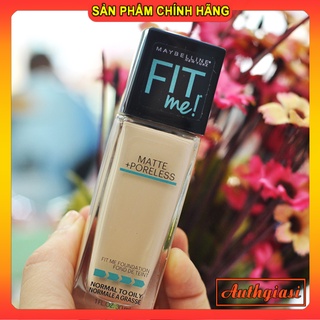 [Chính Hãng] Kem nền Maybelline Fit Me Matte Poreless / Dewy Smooth Mỹ cho lớp nền tuyệt vời 30ml
