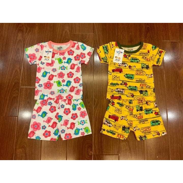 Bộ Hè Xuất Hàn Cho Bé Chất Cotton thông hơi Mát Mềm 7 - 21kg