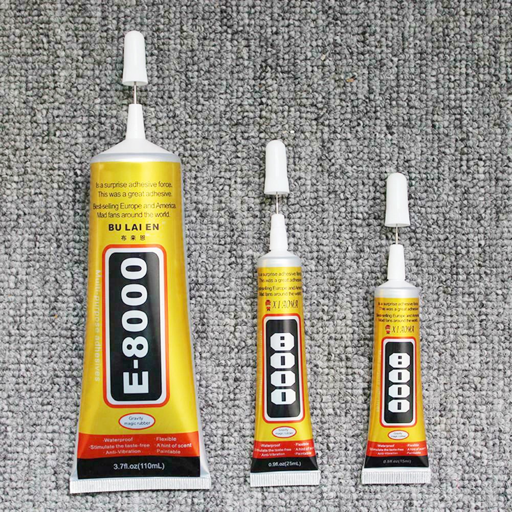 50ml E8000 Phone Screen Frame Repair DIY Jewelery Clear Glue Adhesive Liquid G22