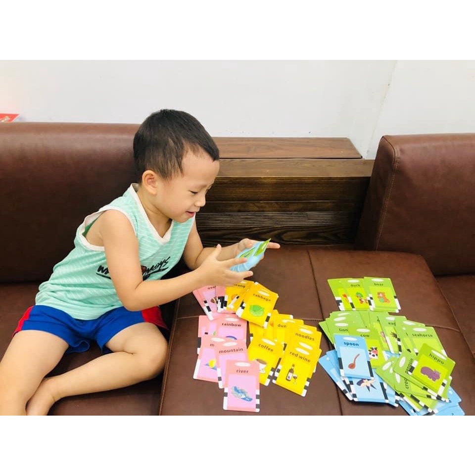Máy đọc thẻ Flashcard Tiếng Anh, Máy đọc từ vựng tiếng anh cho bé 224 từ vựng kèm dây sạc pin tiện dụng