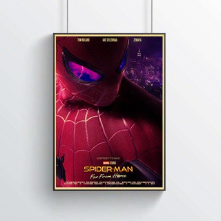 Miếng dán tường trang trí hình người nhện Marvel độc đáo