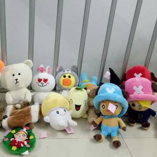 Gấu bông chopper gà thỏ các loại