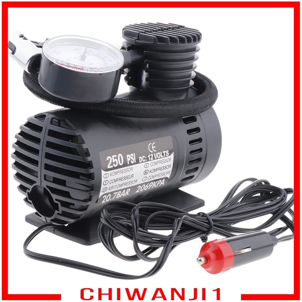 Máy bơm hơi lốp ô tô 300 PSI 12V Mini Air có đồng hồ đo #2