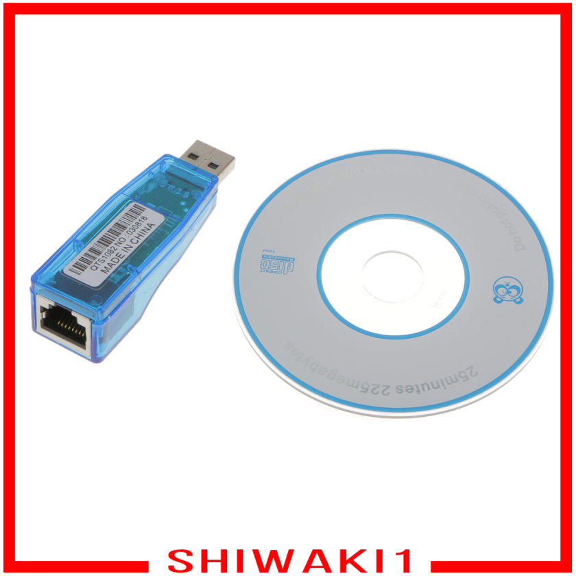 Card Chuyển Đổi Mạng Ethernet 10 / 100 Rj45 Màu Xanh Dương Cổng Usb 2.0 | BigBuy360 - bigbuy360.vn