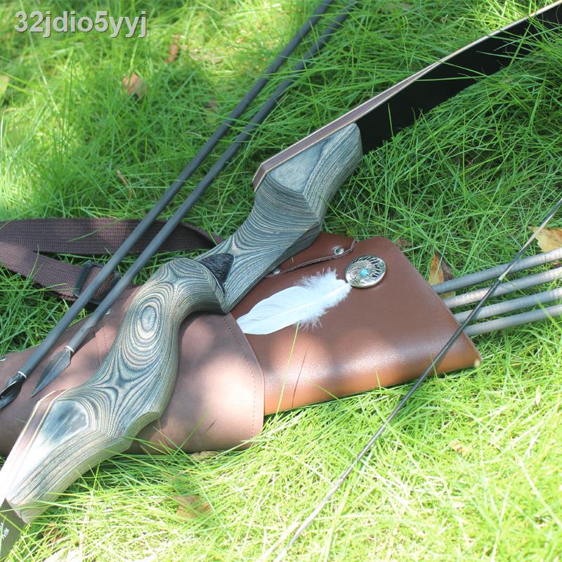 ▽▪Lingyun Beauty Hunting Recurve Bow Chia Cũ Màu đen nhiều lớp Ngoài trời Bộ đồ thể thao Bắn cung Bắt đầu Thể thao chuyê