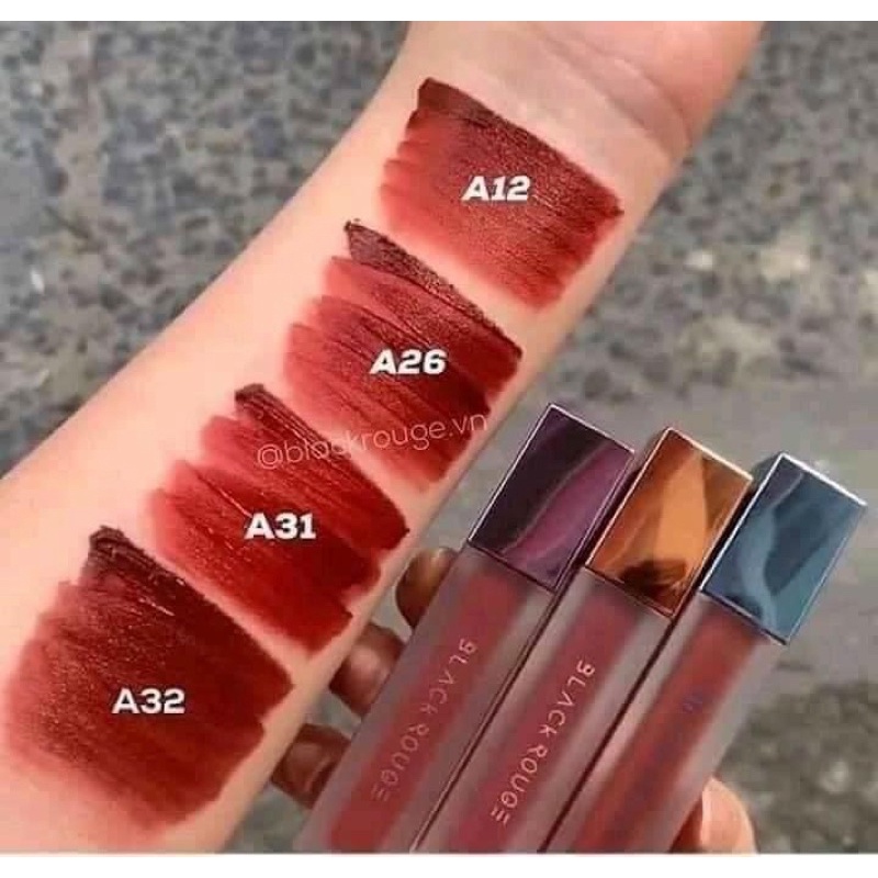 Son Kem Lì Black Rouge Air Fit Velvet Tint Ver8 A06 A12