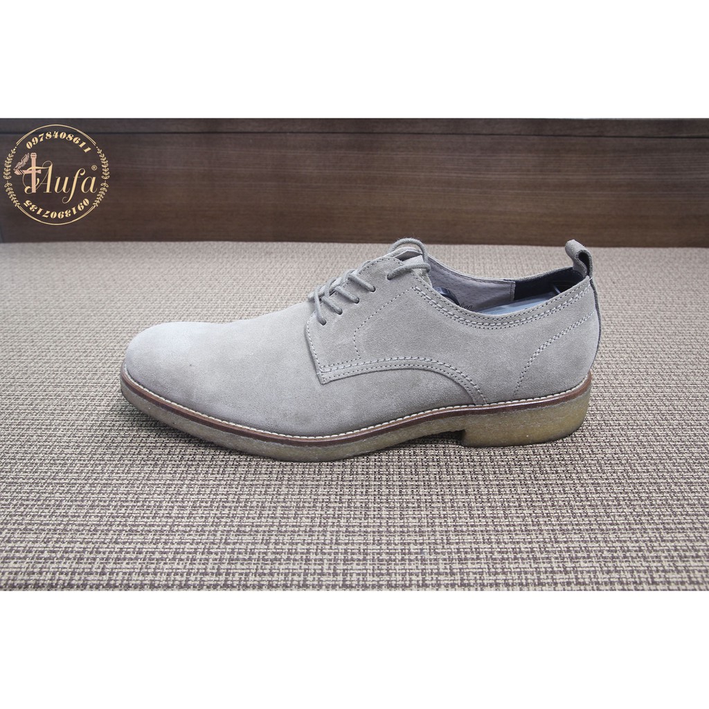 Giày da lộn oxford BANANA REPULIC Ortholite Italian Derby - Size 42.5 - Hàng Auth, second hand