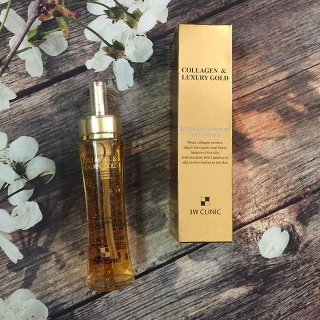 Tinh Chất Vàng Dưỡng Da, Chống Lão Hóa 3W Clinic Collagen & Luxury Gold 150ml - San Beauty