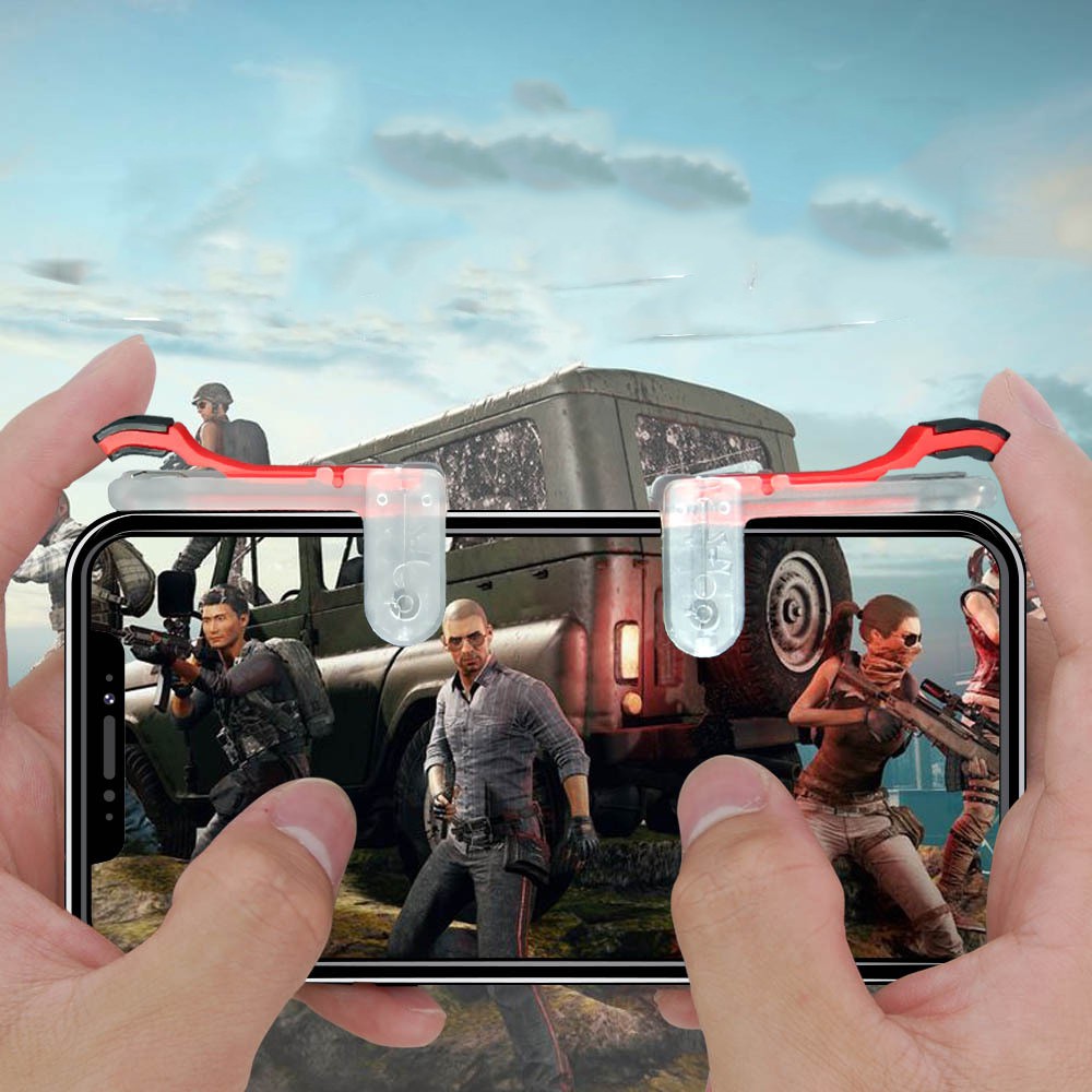 Bộ 2 nút chơi game PUBG, ROS dòng nút bấm 2 chốt M24 trên điện thoại hỗ trợ chơi game cực chất