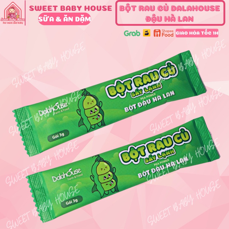 Bột rau củ Dalahouse gói 3g cho bé ăn dặm. Date 5/2024 - Sweet Baby House