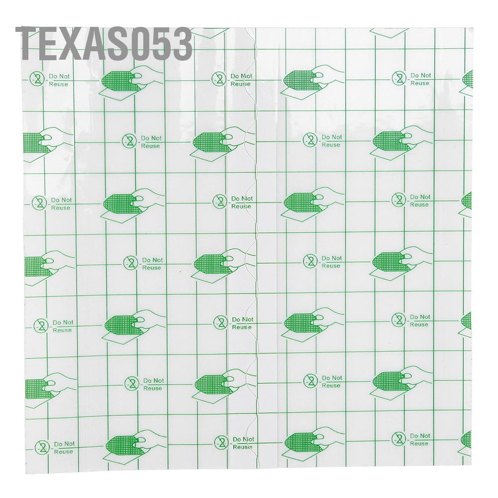 [Hàng Sẵn] Bộ 10 Miếng Dán Bảo Vệ Hình Xăm Không Thấm Nước chất lượng cao 15*15cm【Texas053】