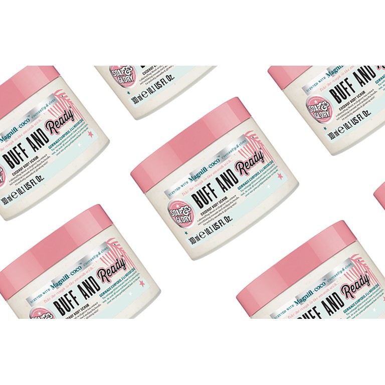 Tẩy da chết toàn thân Soap And Glory Magnificoco Buff and Ready Coconut Body Scrub 300ml