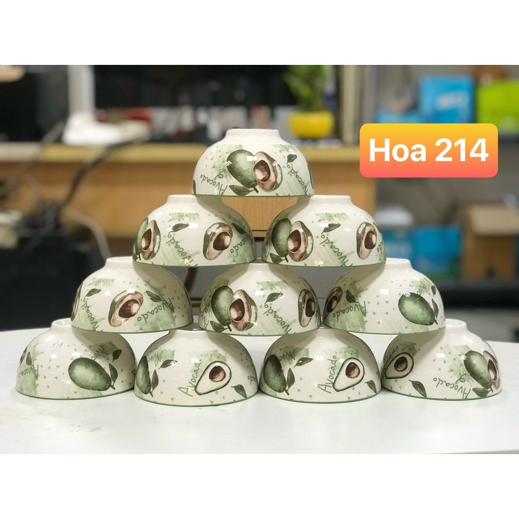 Bộ 10 Bát ăn cơm phong cách hàn quốc, chén ăn cơm, Bát ĂN CƠM CAO CẤP