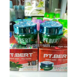 PT.BERT combo 2 hộp kem dưỡng trắng da thảo mộc trà xanh hộp