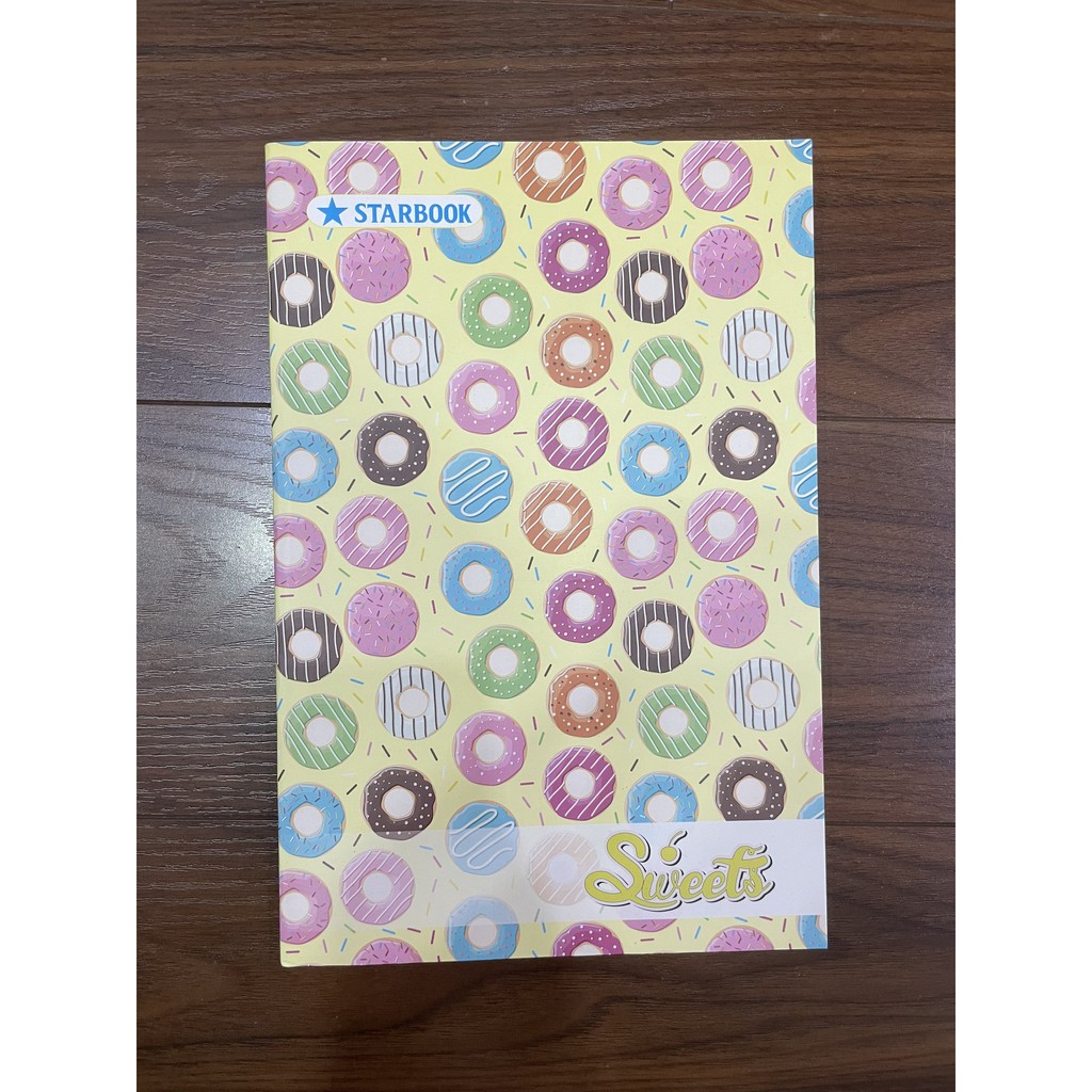Tập Sinh Viên Kẻ Ngang Starbook Sweet TSV03 - 200 Trang (17.5 x 25.5 cm) [Vở Sinh Viên Giá Tốt]