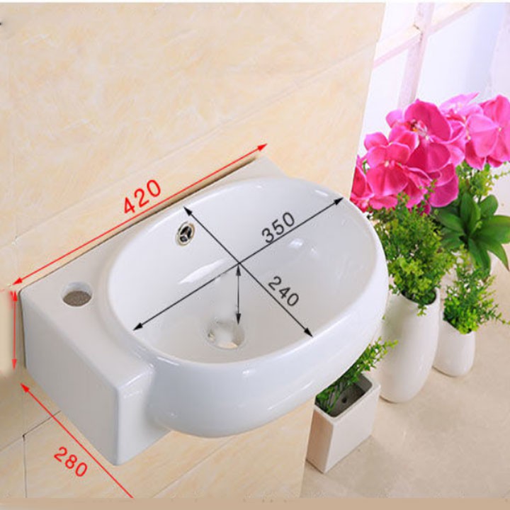 CHẬU LAVABO GÓC TREO TƯỜNG GRL 054A & GRL 054B