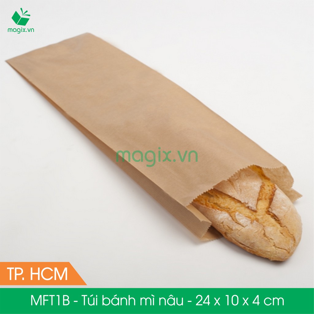 Combo 100 túi giấy bánh mì - Túi giấy đựng thực phẩm